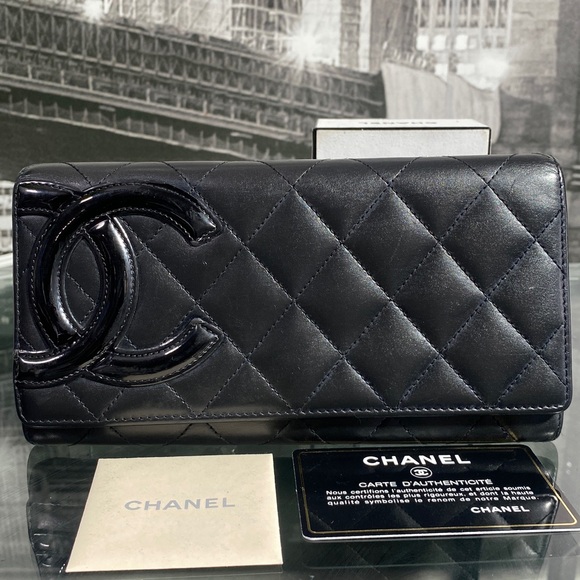 Authentic Chanel Cambon Line Quilted Flap Long Wallet - Picture 5 of 17